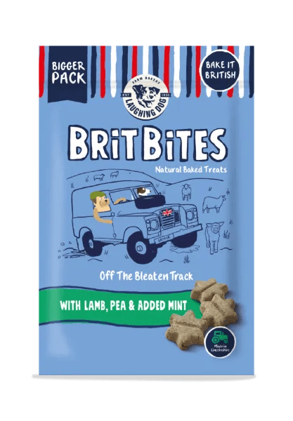 Laughing Dog Brit Bites Lamb, Pea & Mint 175g - The Dog Mix